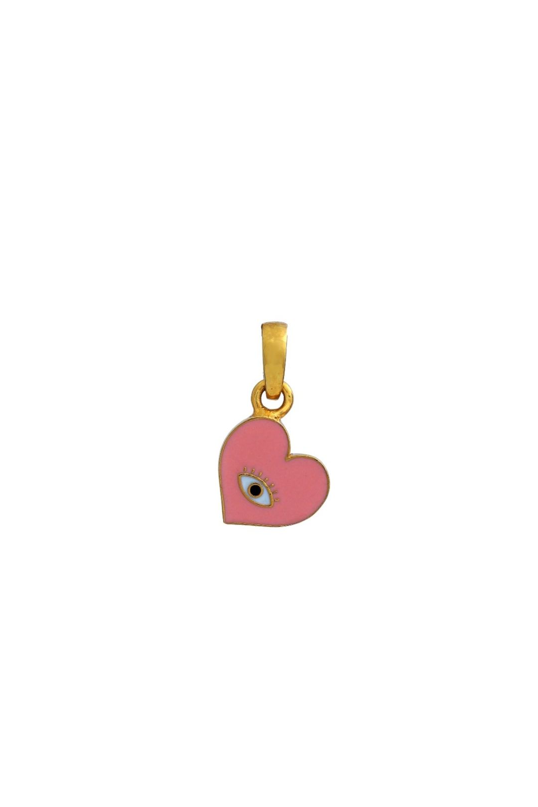 Heart Eye Kids Gold Pendant - Arista Jewels