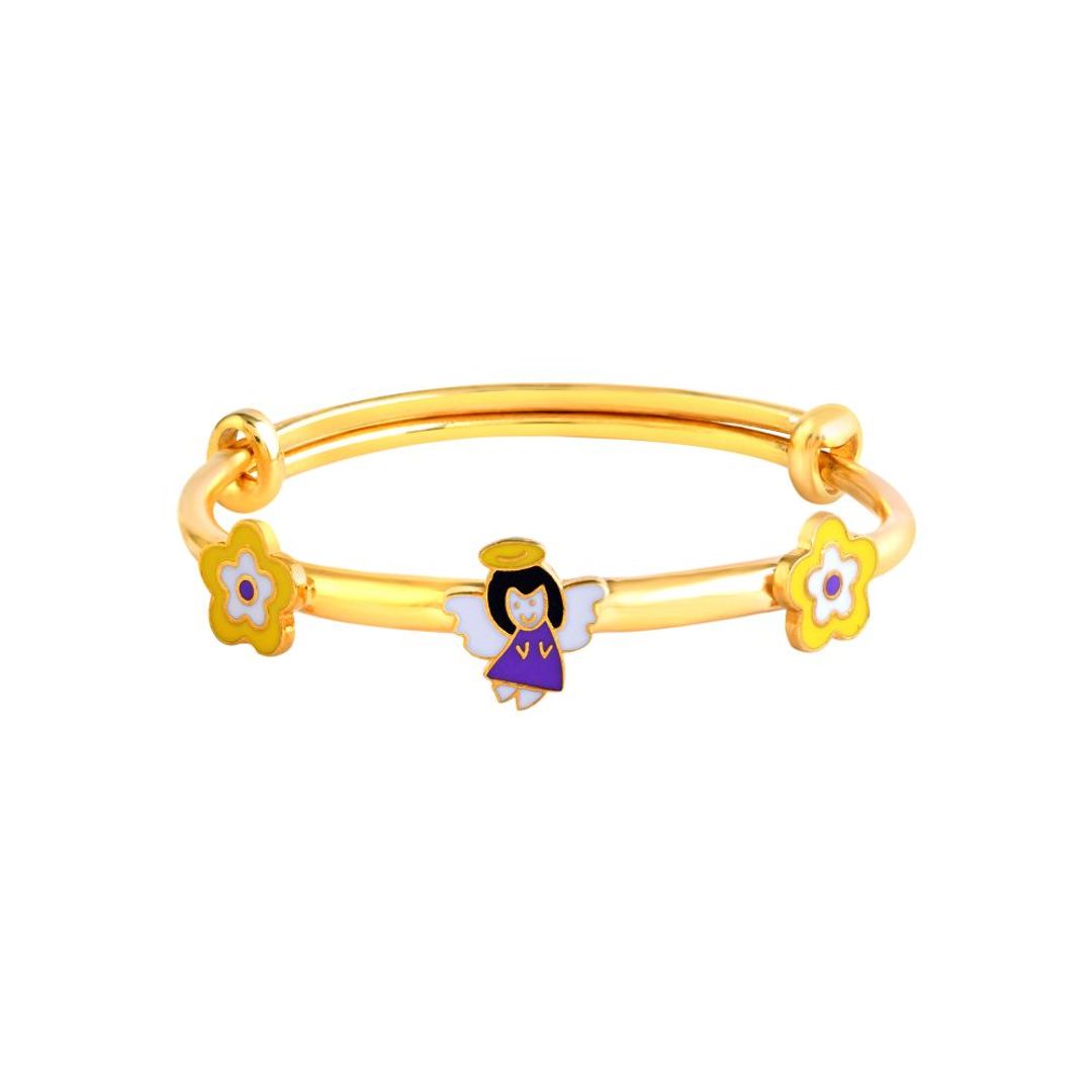Princess Adjustable Silver Kada - Arista Jewels
