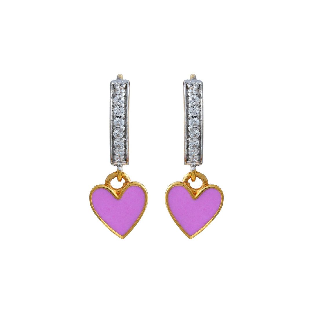 Purple Heart Kids Gold Bali - Arista Jewels