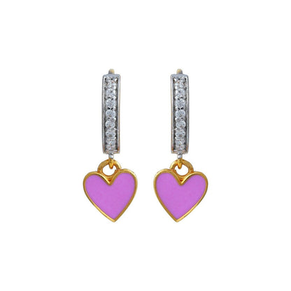 Purple Heart Kids Gold Bali - Arista Jewels