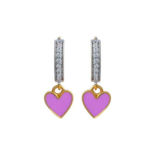 Purple Heart Kids Gold Bali - Arista Jewels