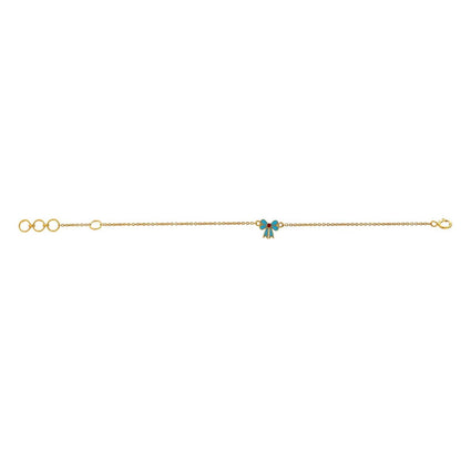 Blue Ribbon Kids Gold Bracelet - Arista Jewels