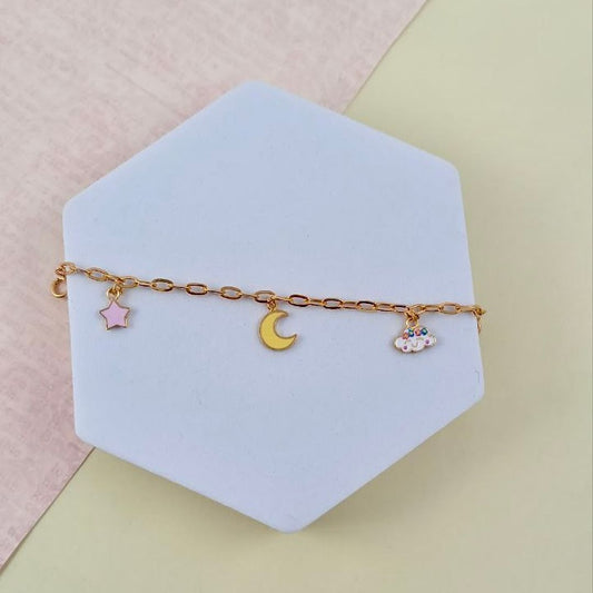 Twinkling Charm Bracelet - Arista Jewels