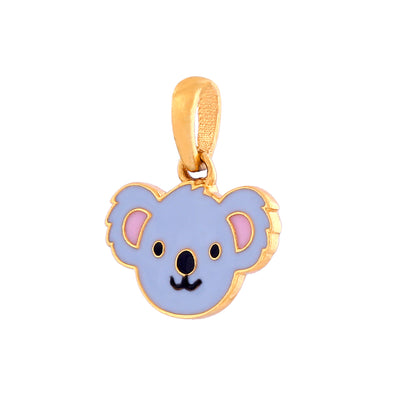 Cute Koala Pendant in gold, yellow gold