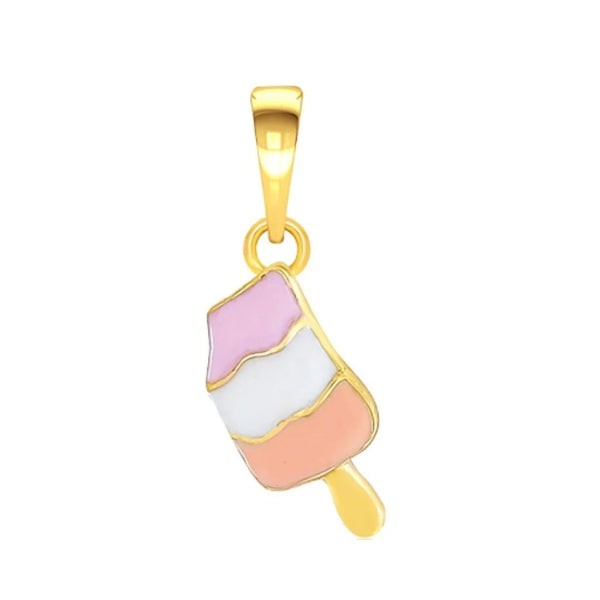 Icecream Kids Gold Pendant