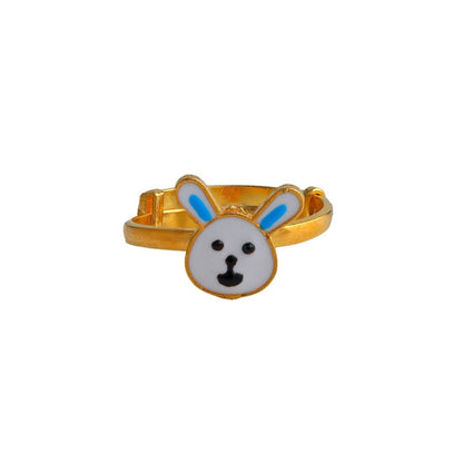 Adorable Rabbit Kids Gold Ring - Arista Jewels