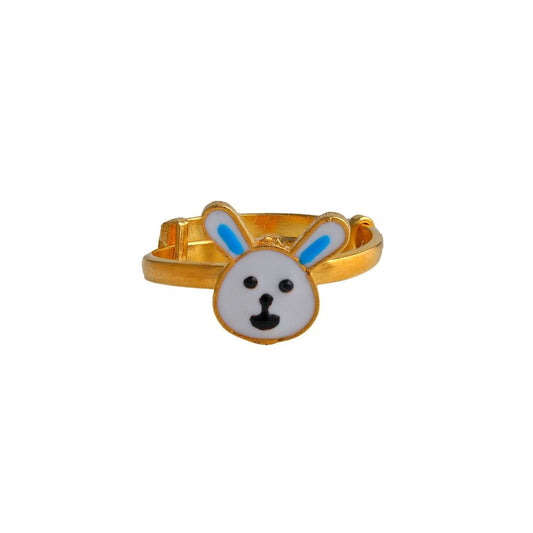 Adorable Rabbit Kids Gold Ring - Arista Jewels