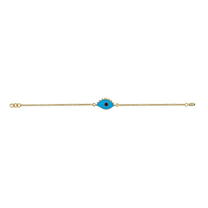 Evil Eye Kids Gold Bracelet - Arista Jewels