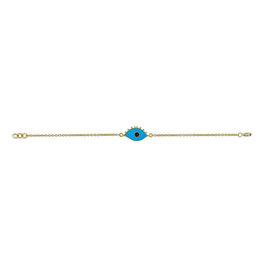 Evil Eye Kids Gold Bracelet - Arista Jewels