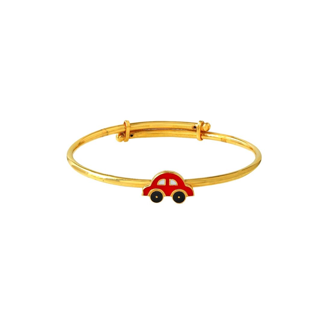 Cute Car Kids Gold Kada - Arista Jewels