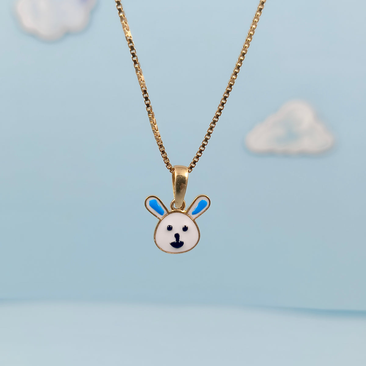 Rabbit Kids Gold Pendant - Arista Jewels