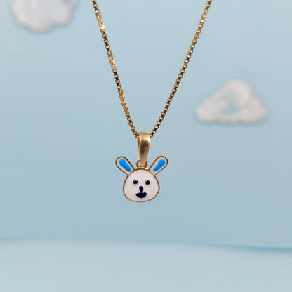 Rabbit Kids Gold Pendant - Arista Jewels
