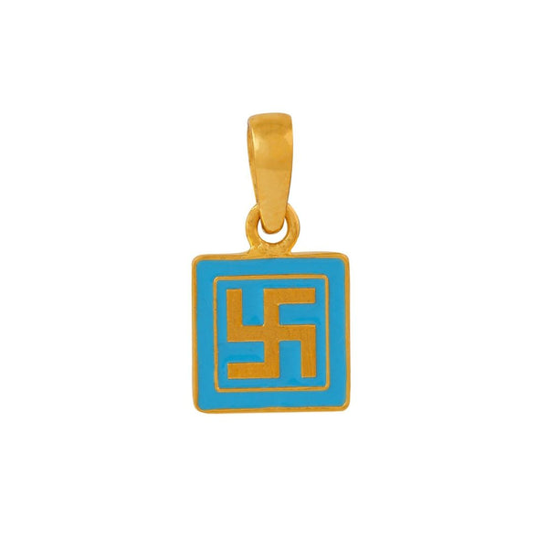 Swastik Kids Gold Pendant