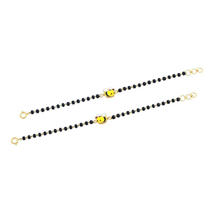 Silver Cute Bee kids Nazariya-Pair in Silver
