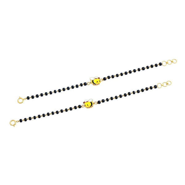 Silver Cute Bee kids Nazariya-Pair in Silver