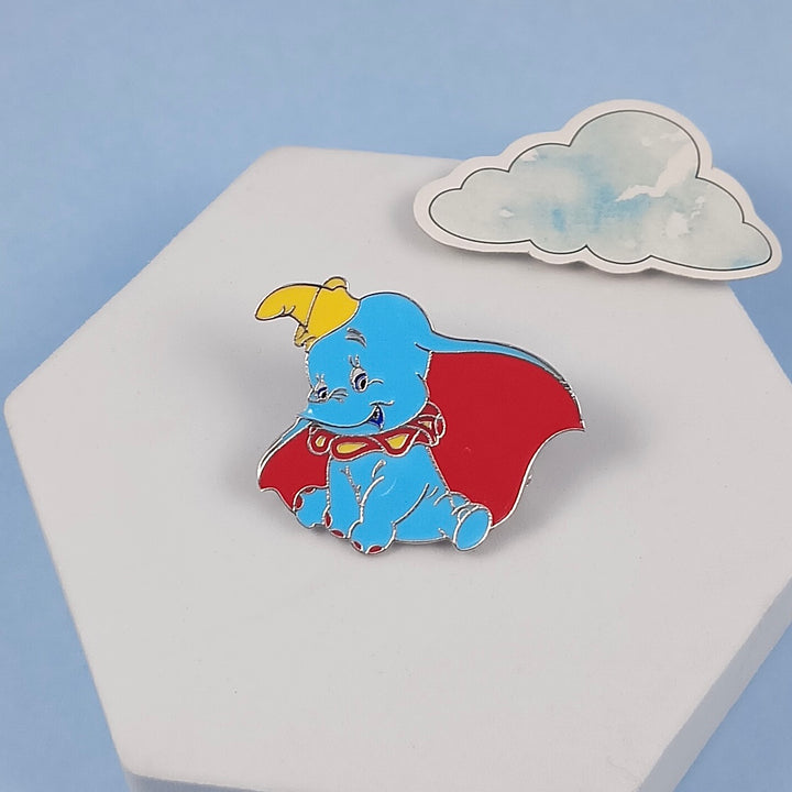 Elephant silver baby brooch - Arista Jewels