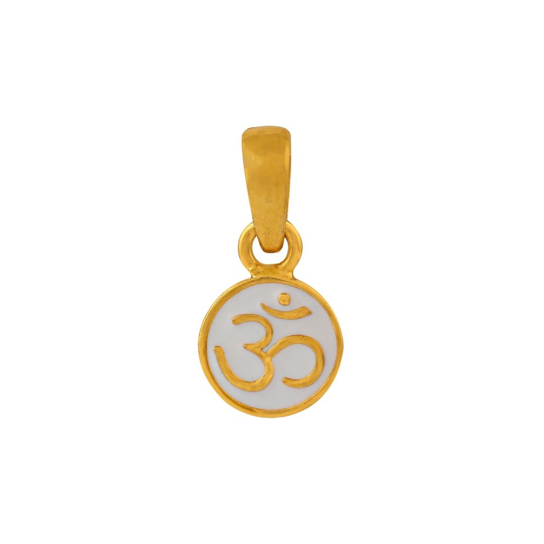 Om Kids Gold Pendant - Arista Jewels
