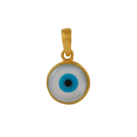 Evil Eye Kids Gold Pendant in yellow gold