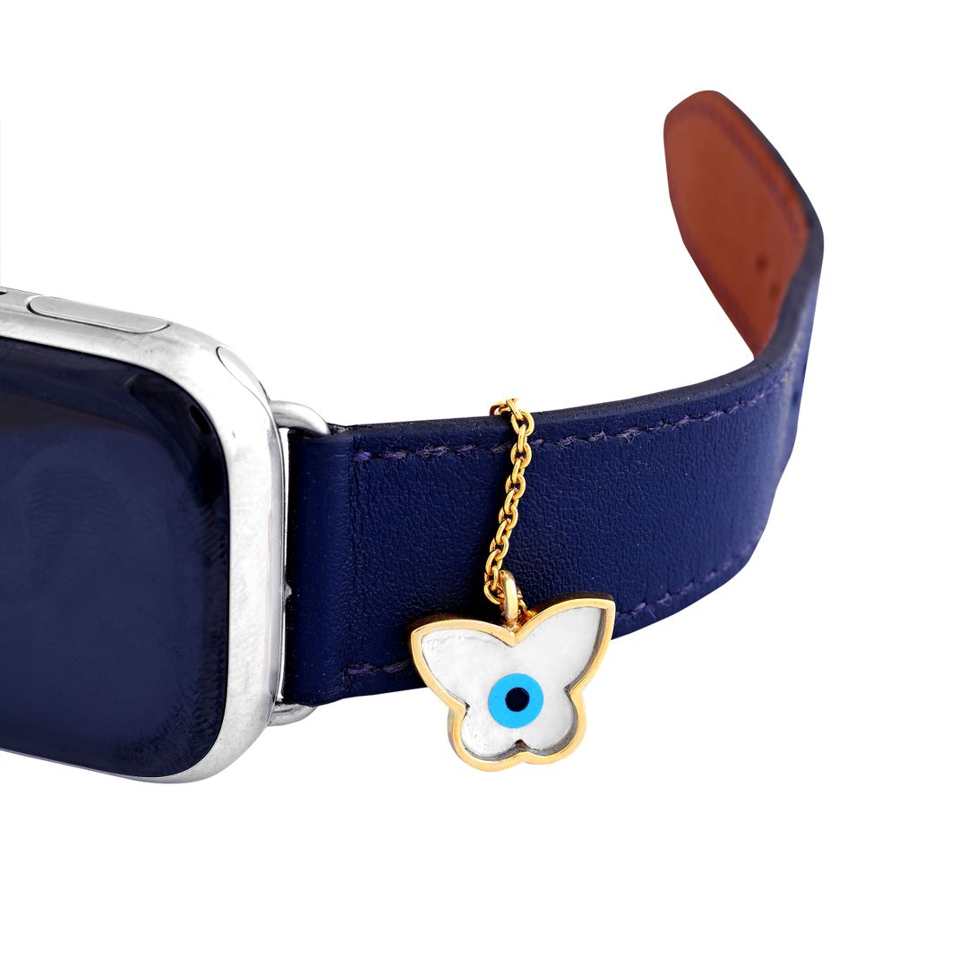 Butterfly Evil eye Watch Charm - Arista Jewels