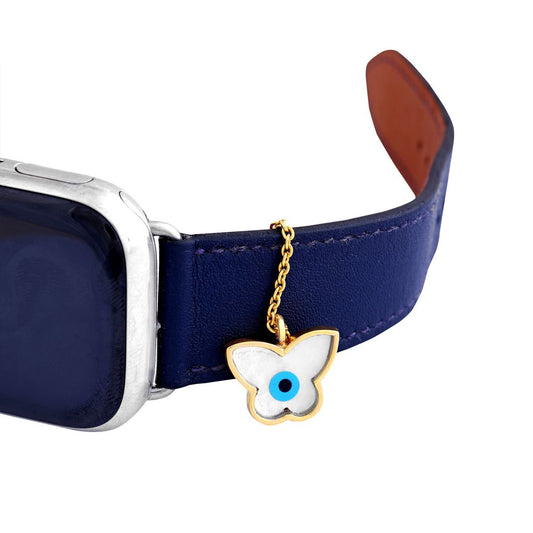 Butterfly Evil eye Watch Charm - Arista Jewels