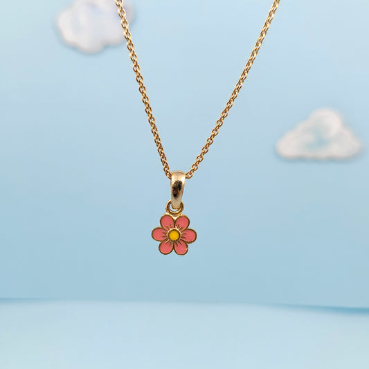 Flower Kids Gold Pendant - Arista Jewels