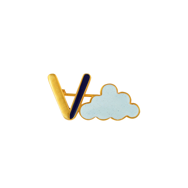 Cloud & Letter V