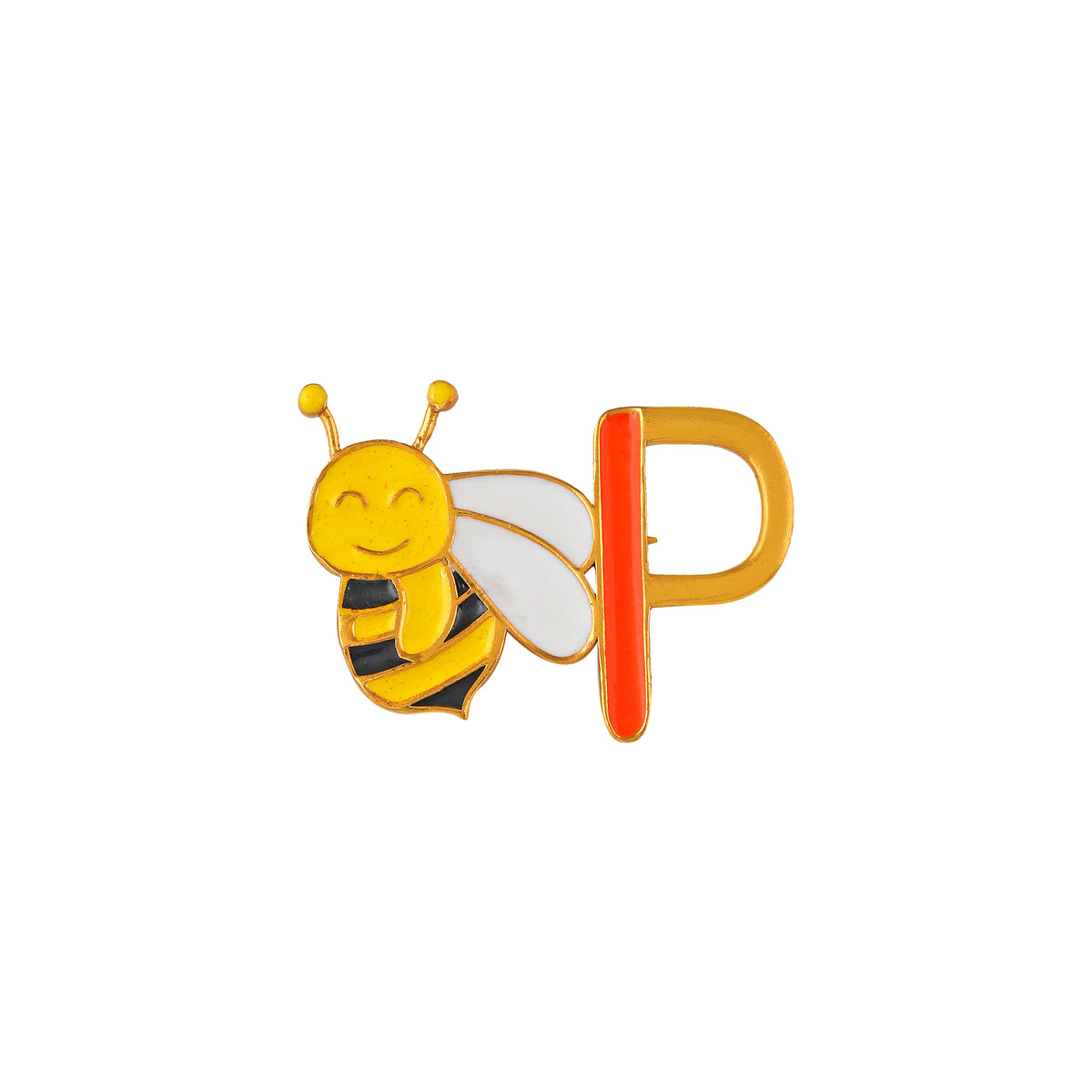 Bee & Letter P - Arista Jewels
