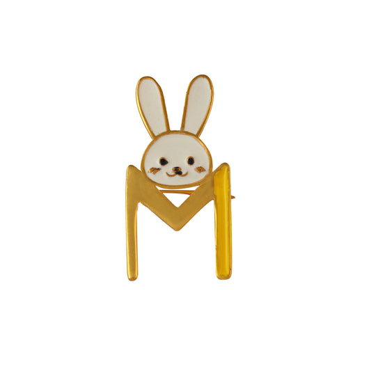 Rabbit & Letter M - Arista Jewels