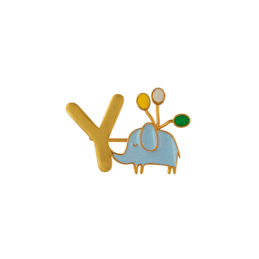 Elephant & letter Y - Arista Jewels