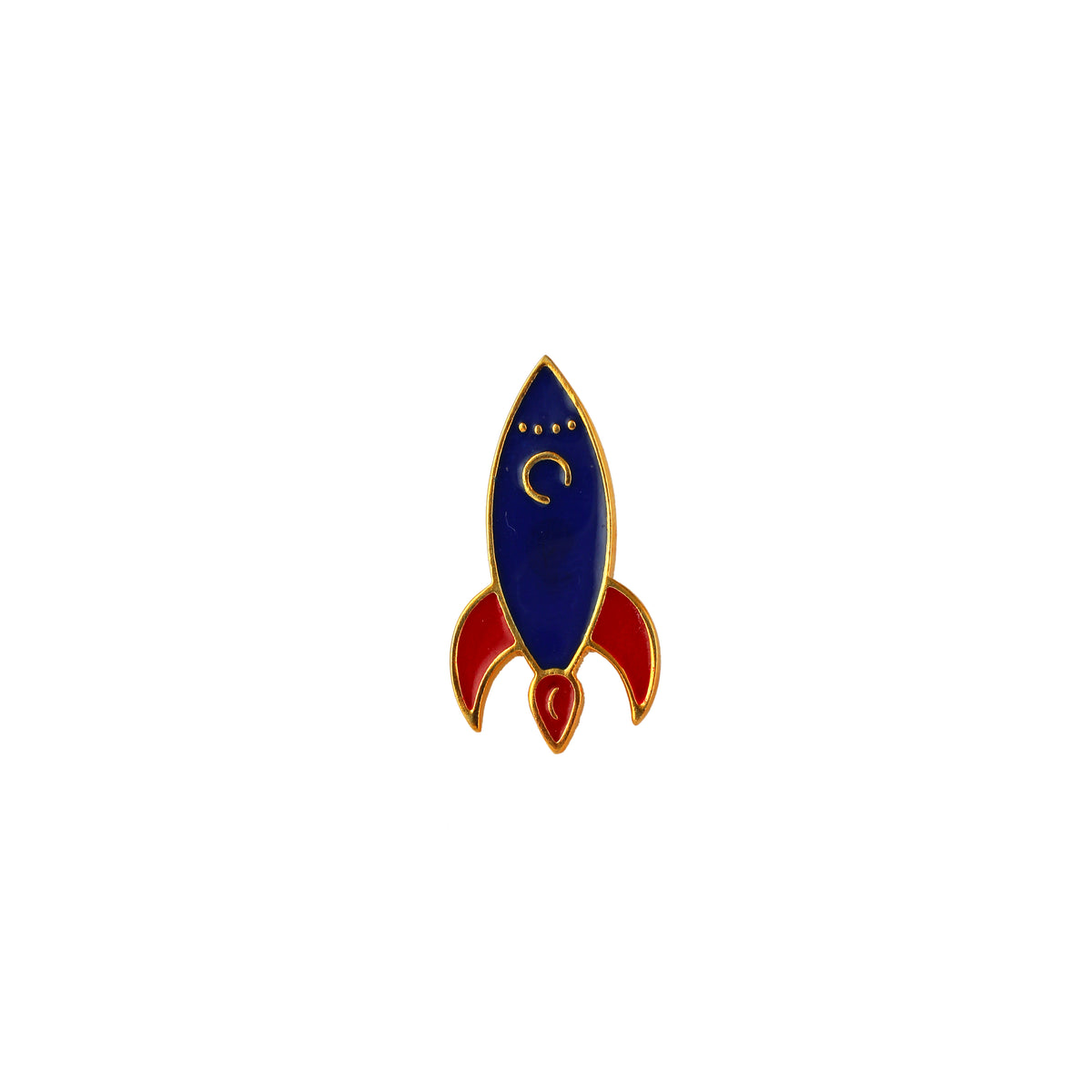 Rocket brooch - Arista Jewels