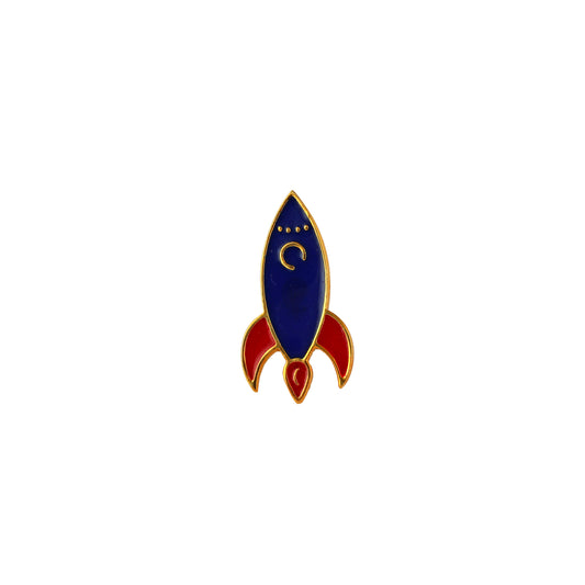Rocket brooch - Arista Jewels