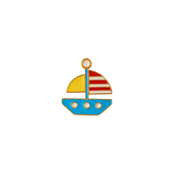 Ship brooch