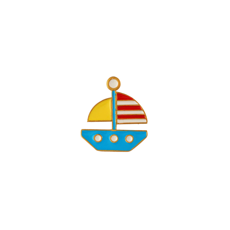 Ship brooch - Arista Jewels
