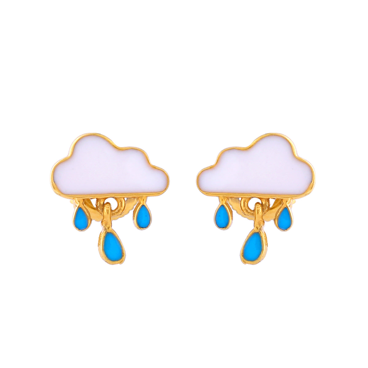 Cloud Earring in Gold