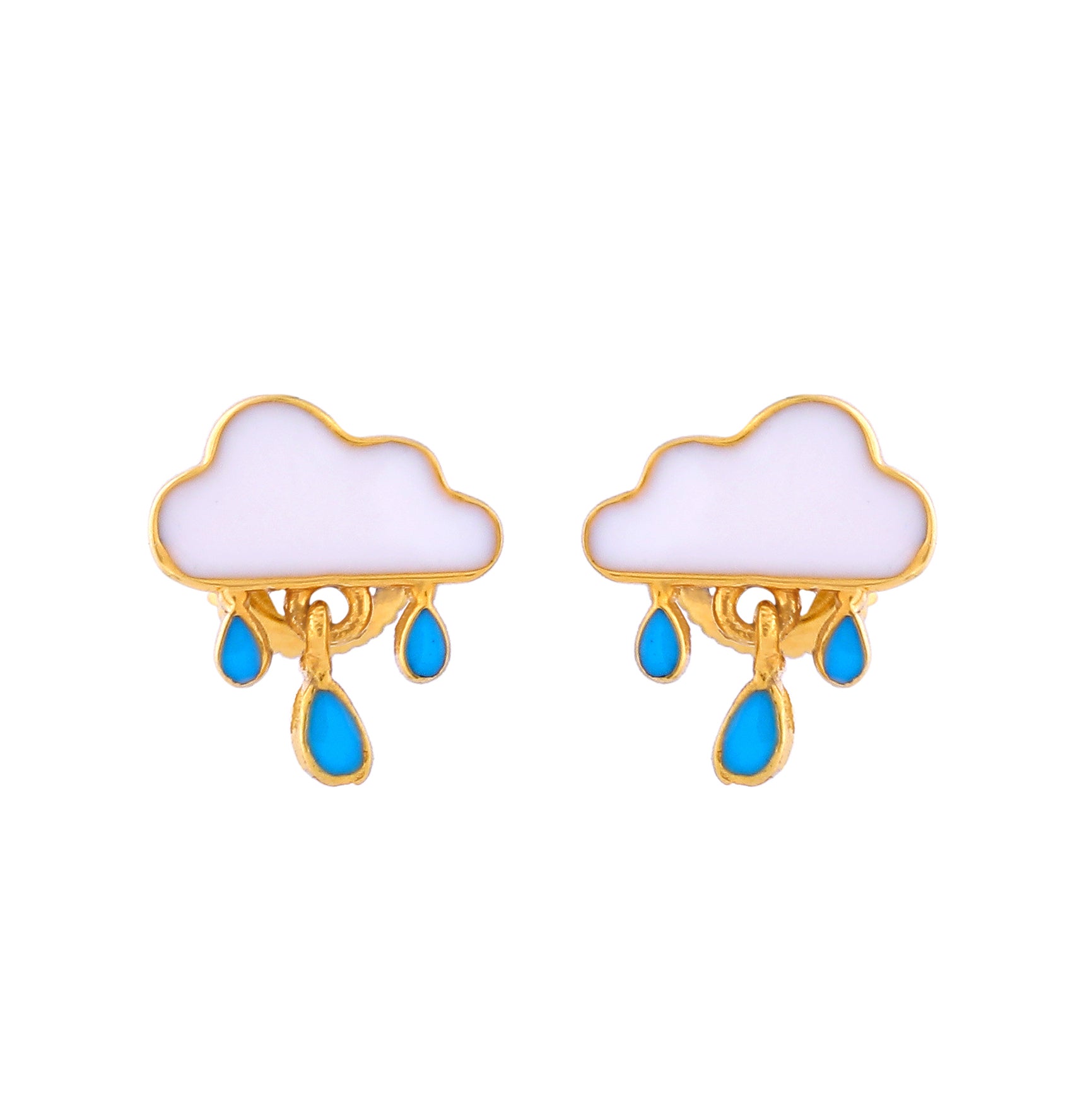 Cloud Earring in Gold