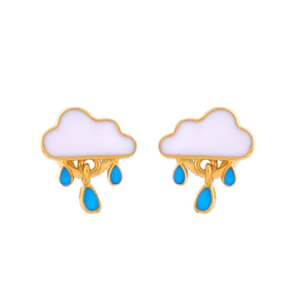 Cloud Earring in Gold