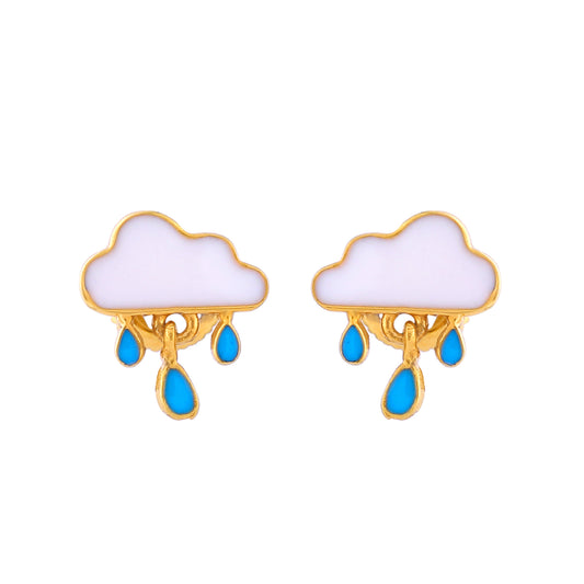 Cloud Earring in Gold