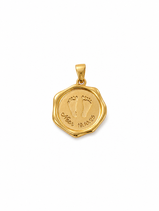 Love at First Sight Pendant - Silver Gold plated - Arista Jewels