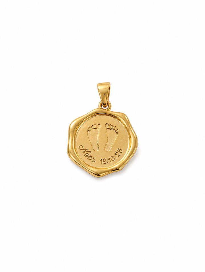 Love at First Sight Pendant - Silver Gold plated - Arista Jewels