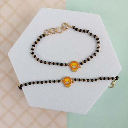 Lion Nazariya-Pair in gold plated silver, yellow gold