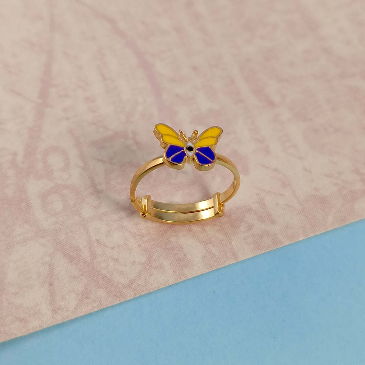 Cute Butterfly Kids Gold RIng - Arista Jewels