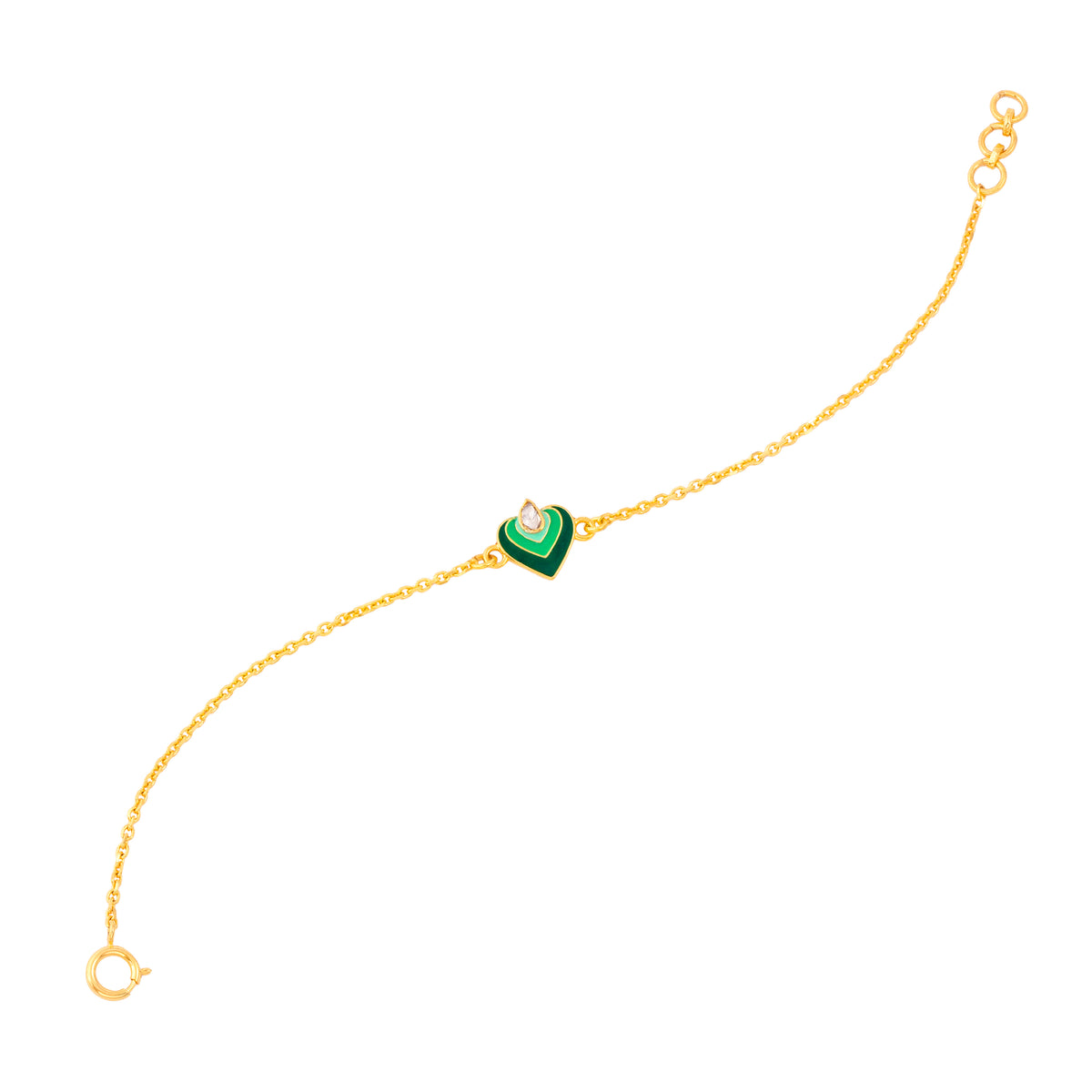 Polkie Hearts Shade Bracelet - Arista Jewels