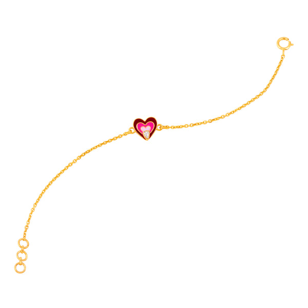 Polkie Hearts Bracelet - Arista Jewels