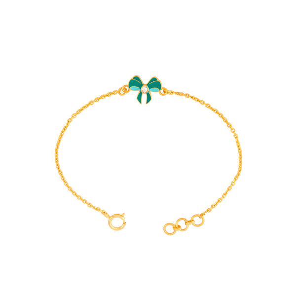 Polkie Ribbion Bracelet - Arista Jewels