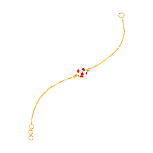 Polkie Football Bracelet - Arista Jewels
