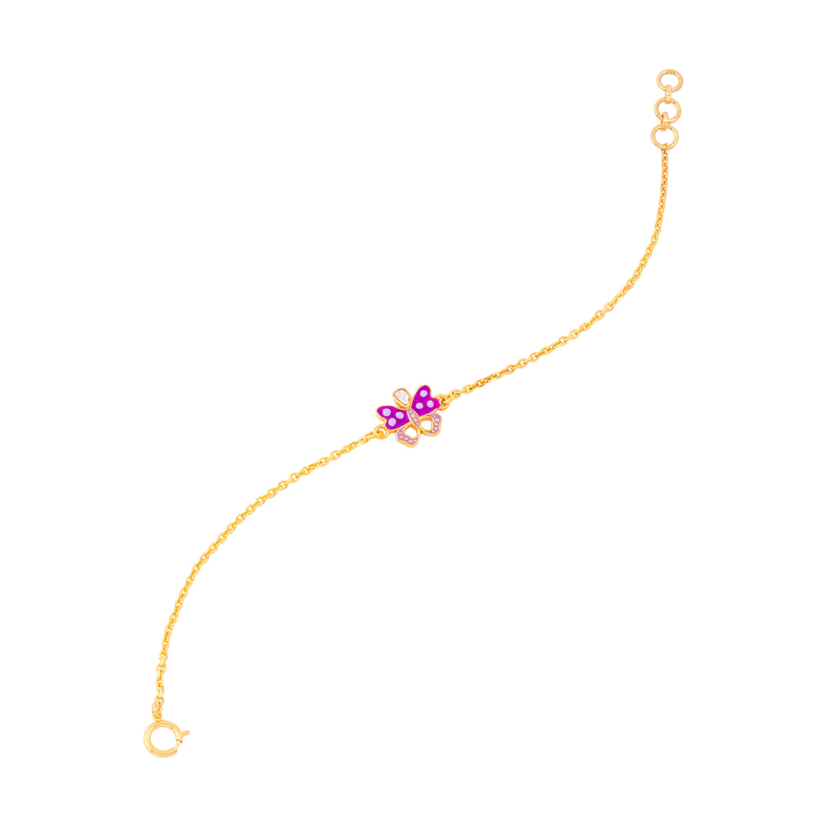 Polkie Cute Butterfly Bracelet - Arista Jewels