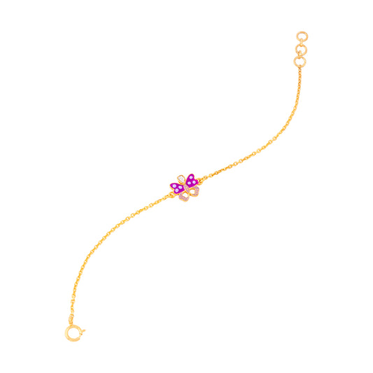 Polkie Cute Butterfly Bracelet - Arista Jewels