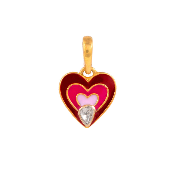 Hearts Polkie pendant - Arista Jewels