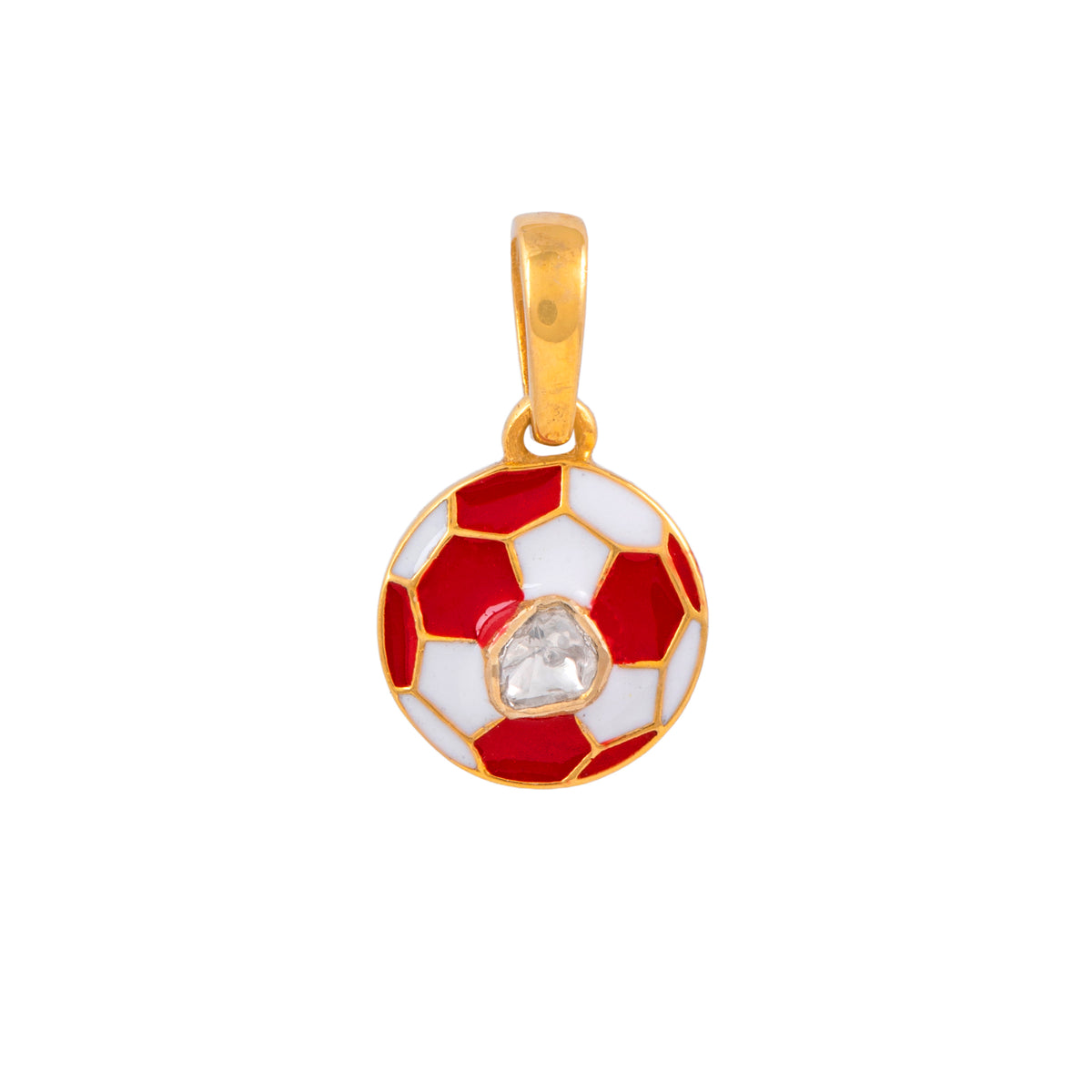 Football Polkie Pendant - Arista Jewels