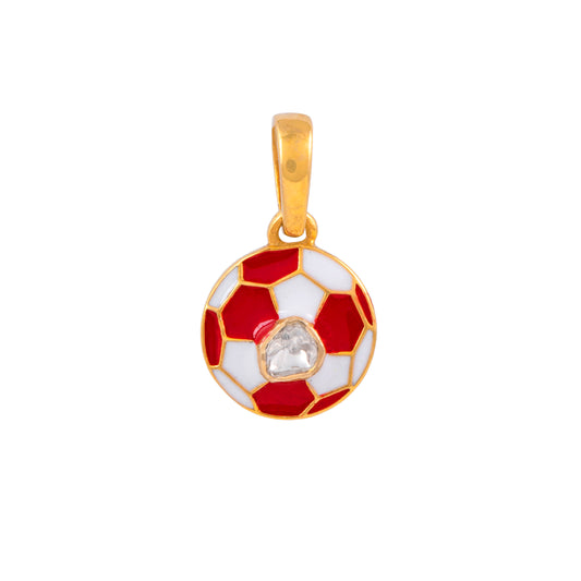 Football Polkie Pendant - Arista Jewels